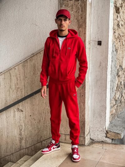 jogging Lacoste basic rouge