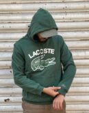 SWEAT LACOSTE VERT BIG LOGO