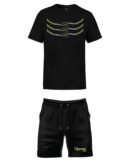 PACK REDFILLS TEE-SHIRT SHORT REQUIN YELLOW BLACK